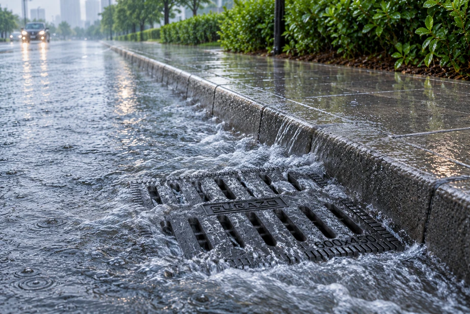 Surazo brochure illustration of drainage and stormwater